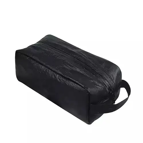 Bulk waterproof black toiletry bag manufacturer for tech and lifestyle brands